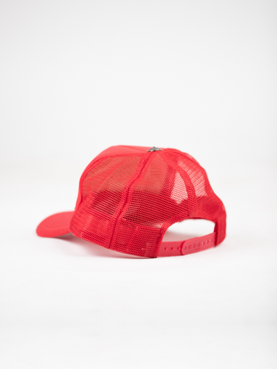 'CH LA' Red Trucker Cap
